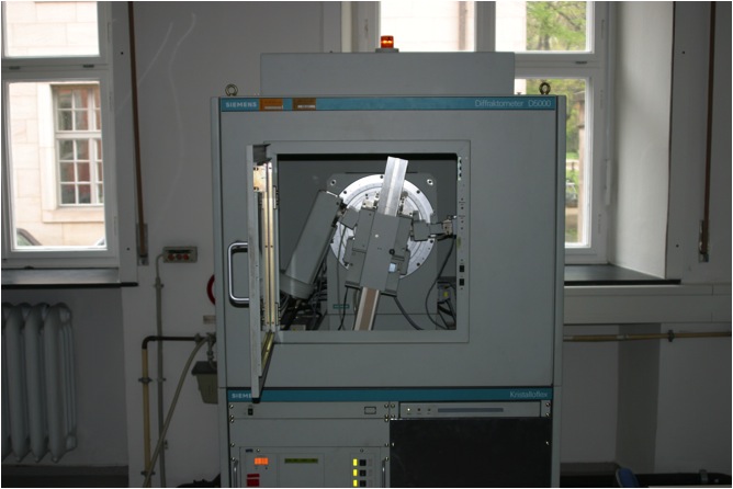 Siemens D 5000 mit Sekundärmonochromator und 40-fach Probenträger