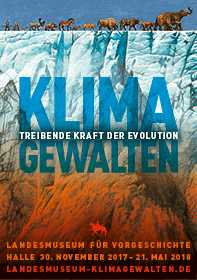 Zum Artikel "Paläontologie  GZN beteiligt sich an der Ausstellung „Klimagewalten – Treibende Kraft der Evolution“ im Landesmuseum für Vorgeschichte in Halle"