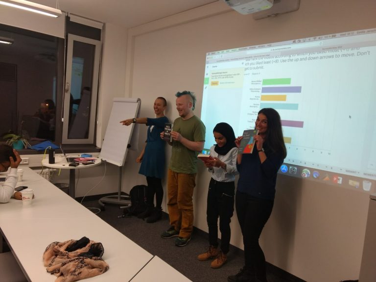 Videokampf der Wissenschaftskommunikation durch Masterstudenten des Earth Systems Research Lab