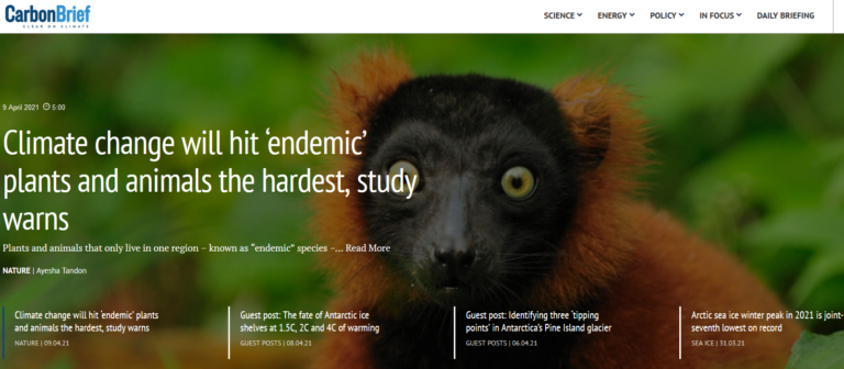 Prof. Wolfgang Kießling – Interview: „Endemism increases species‘ climate change risk in areas of global biodiversity importance“