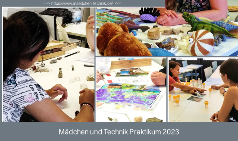 Spannender Einblick in die Geowissenschaften beim Mädchen-und-Technik Praktikum 2023