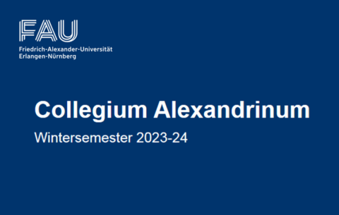 Zum Artikel "Collegium Alexandrinum: Vortrag von Prof. Jürgen Neubauer"